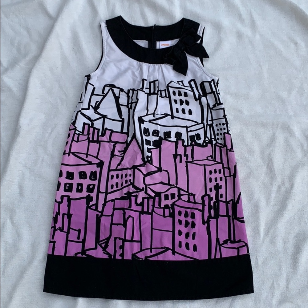 Gymboree graphic city print girls sundress 7